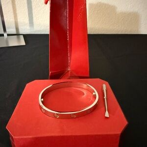 Stylish Silver Bracelet with Screwdriver, stainless steel